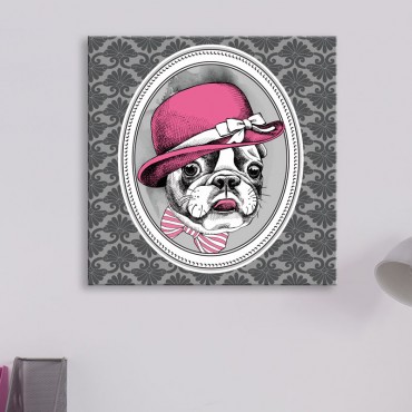 Tableau Portrait Bulldog