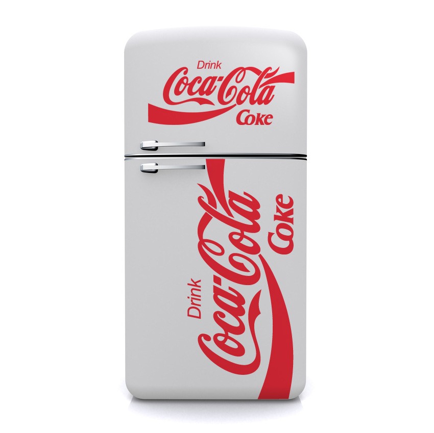 Réfrigérateur Coca Cola, Vintage, Compléments de Décor